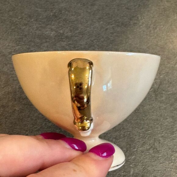 Vintage Hand Painted Floral Yellow Wales China Porcelain Tea Cup Made in Japan - Picture 7 of 9